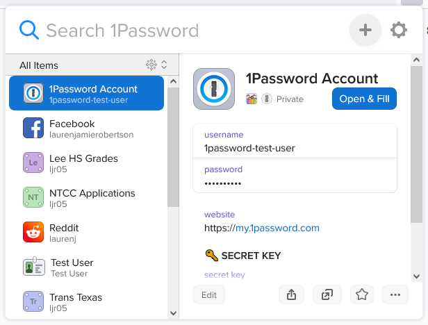 1 password desktop app